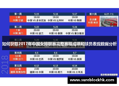 如何获取2017年中国女排联赛完整赛程成绩和球员表现数据分析